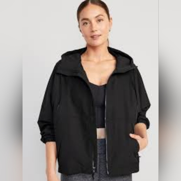 GAP Jackets & Blazers - Gap Women's Rain Jacket - Black - Size Medium